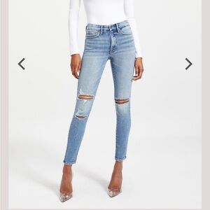 GOOD AMERICAN GOOD LEGS SHADOW POCKETS INDIGO006 High Waisted jeans size 6 / 28